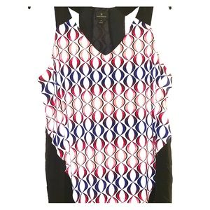 Size Large Work Sleeveless Flowy Work Top